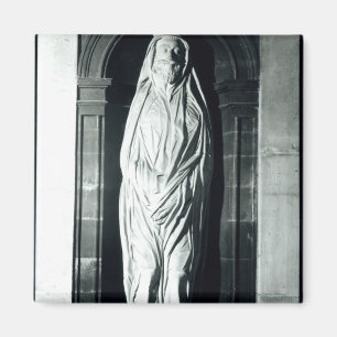 Aimant Sculpture en pierre de John Donne dans son linceul