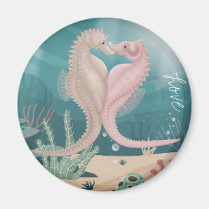 Aimant Seahorse Love