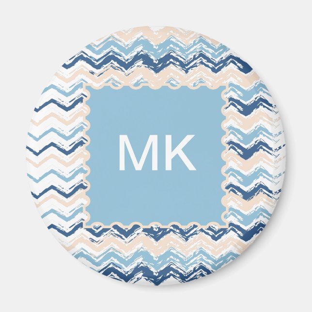 Aimant Seashore Scribble ZigZag (Devant)