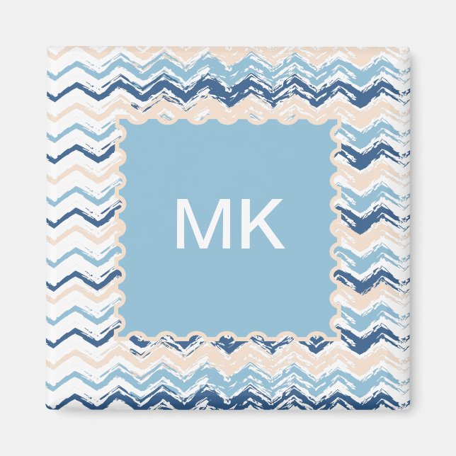 Aimant Seashore Scribble ZigZag (Devant)