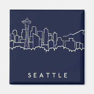 Aimant Seattle Skyline