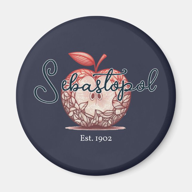 Aimant Sebastopol California Gravenstein Apple Fair (Devant)