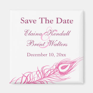 Aimant Secouer vos plumes de queue Enregistrer la date (f