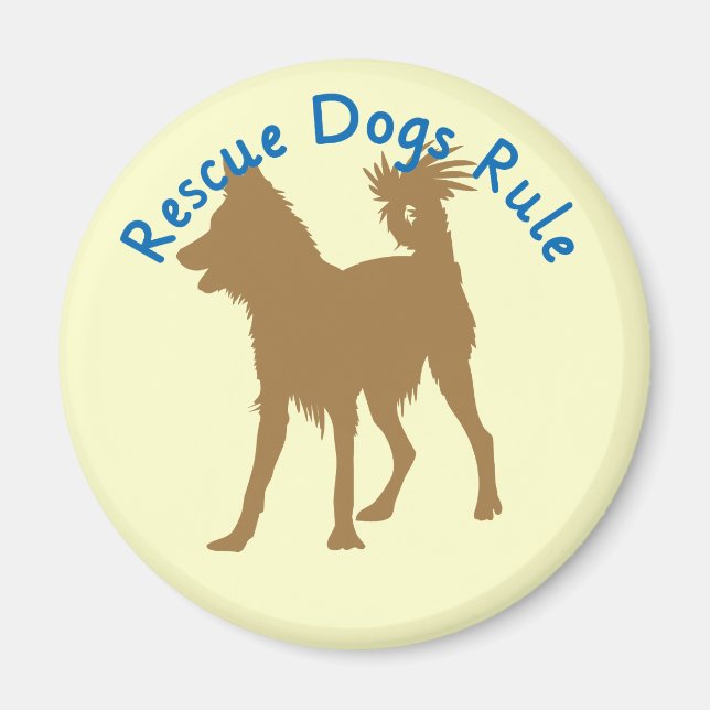 Aimant Secourir les chiens Règle v3 (Devant)