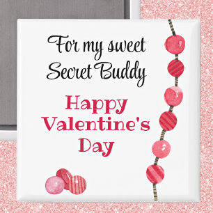 Aimant Secret Buddy, Heureuse Sainte-Valentin 2 pouces