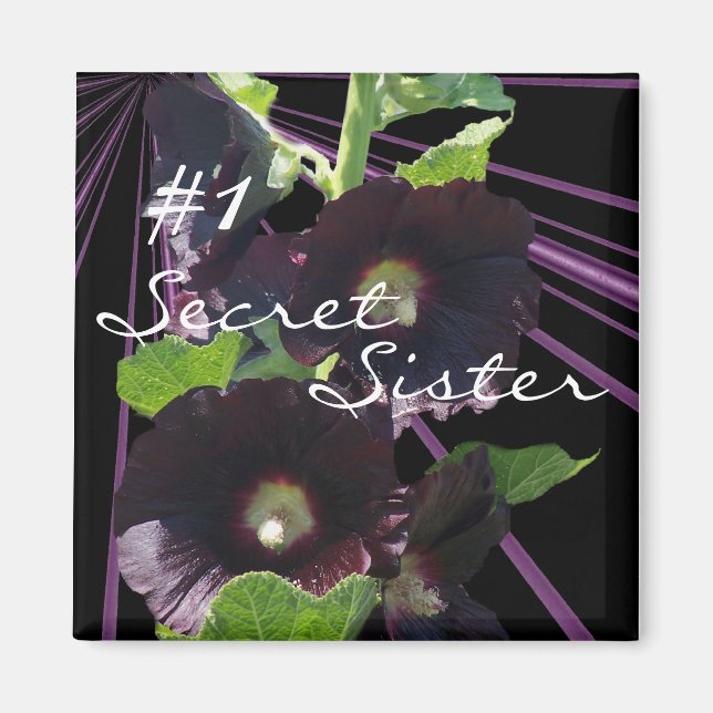 Aimant Secret, soeur Magnet-personnaliser (Devant)