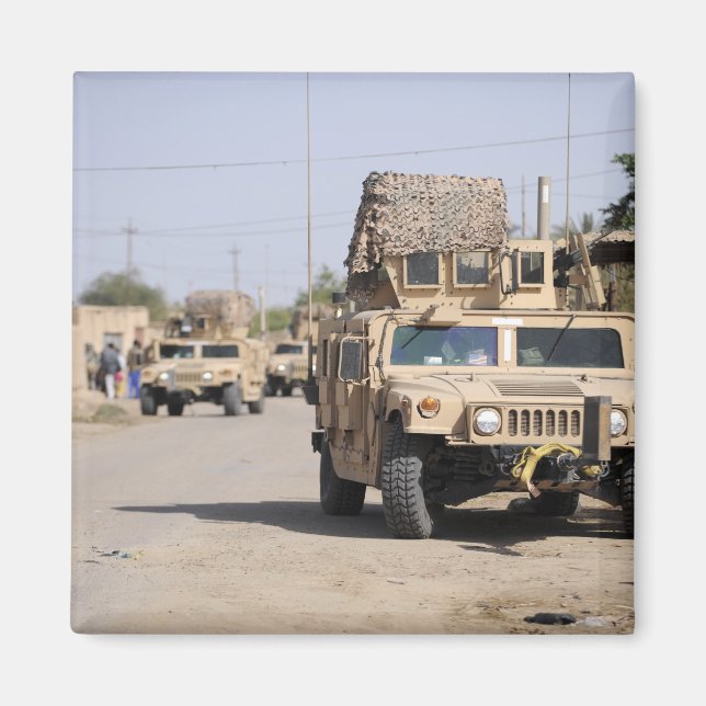 Aimant Sécurité de Humvee pendant une patrouille (Devant)
