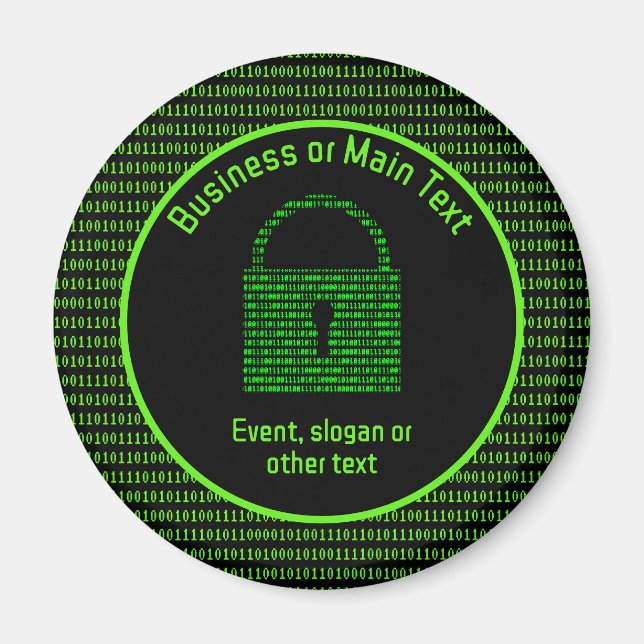 Aimant Sécurité informatique et Cyberréponse Tech Entrepr (Devant)