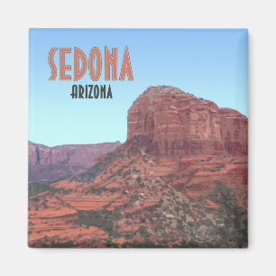 Aimant Sedona Arizona Bell Rock Canyon Vintage