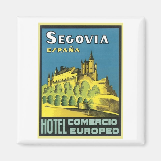 Aimant Segovia Espana Hotel Comercio Europeo (Devant)
