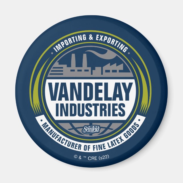 Aimant Seinfeld | Logo de Vandelay Industries (Devant)