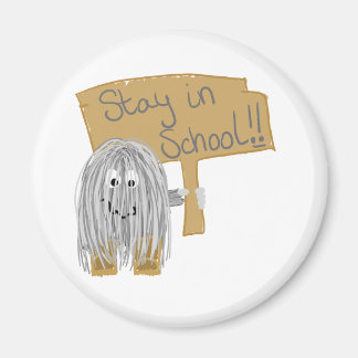 Aimant Séjour gris à l'école