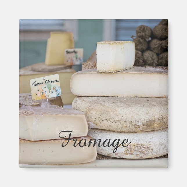 Aimant Sélection de Fromage Rustique Français (Devant)