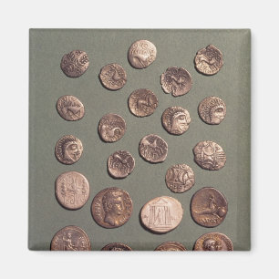 Aimant Sélection de pièces celtes et romaines trouvées