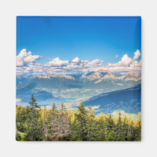 Aimant Semnoz, Annecy, France Photo pittoresque