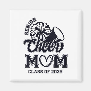 Aimant Senior Pom-pom girl Mom Cheer Cl Of 2025 Graduatio