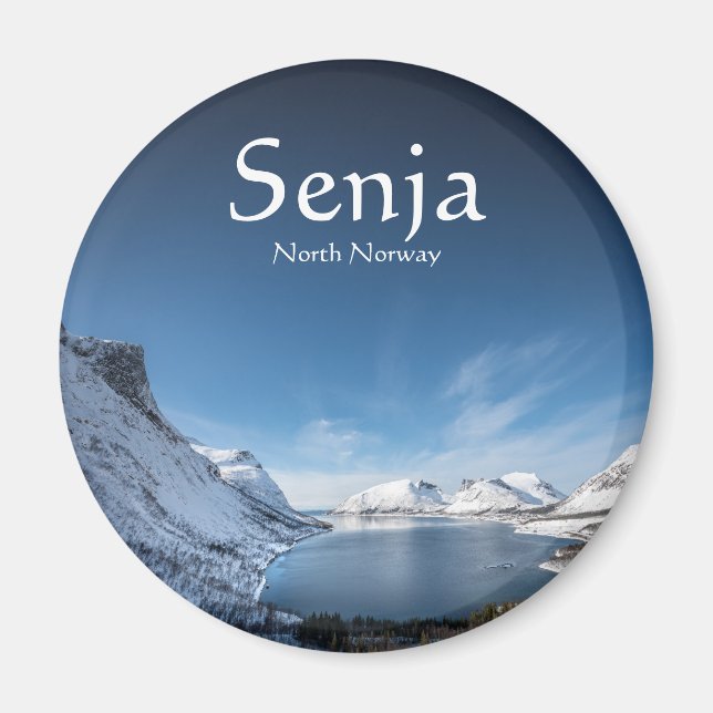 Aimant Senja Norvège Souvenir (Devant)
