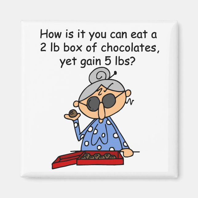 Aimant Sens de chocolat (Devant)