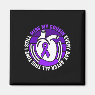 Aimant Sensibilisation à la surdose de ruban Miss mémoire