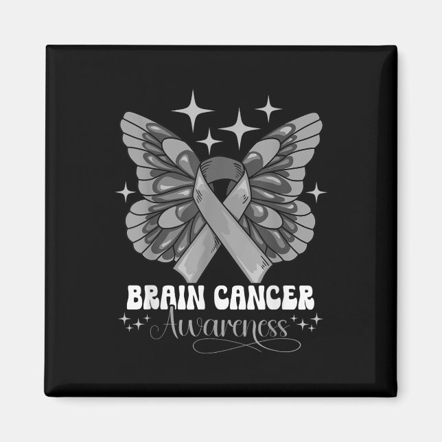 Aimant Sensibilisation au cancer du cerveau _2 (Devant)