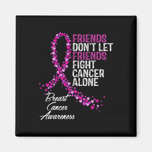 Aimant Sensibilisation au cancer du sein Amis Soutien de
