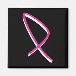 Aimant Sensibilisation au cancer du sein Ruban rose I