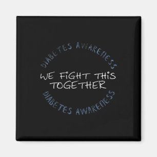 Aimant Sensibilisation au diabète T1D - Diabète Maman Pap