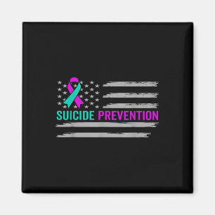 Aimant Sensibilisation au suicide États-Unis drapeau amér