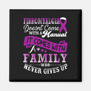 Aimant Sensibilisation Famille Violet Ribbon Support 1