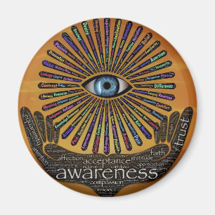 Aimant Sensibilisation Mineurs Oeil Inspiration Mot Art
