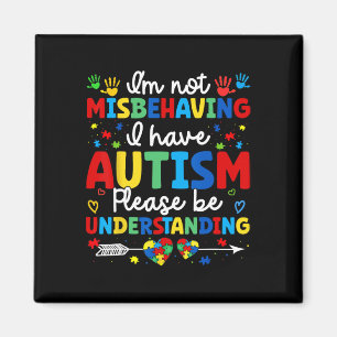 Aimant Sensibilisation sur l'autisme Autiste Je ne me tro