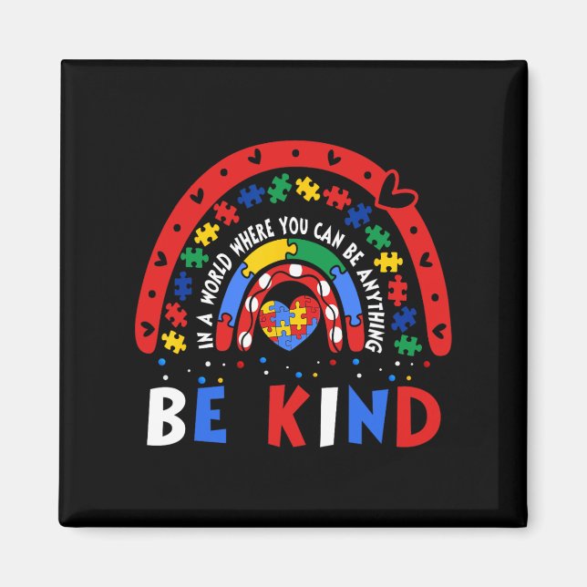 Aimant Sensibilisation sur l'autisme Pourquoi convient-il (Devant)