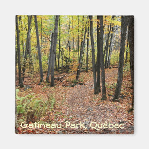 Aimant Sentier de randonnée en automne, parc de Gatineau