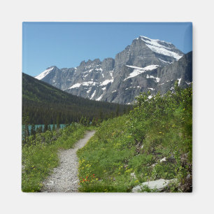 Aimant Sentier Josephine Lake avec le mont Guild à Glacie