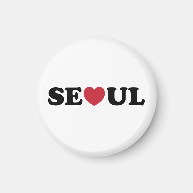 Aimant Séoul Love Heart (Devant)