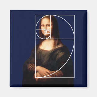 Aimant Séquence Leonardo da Vinci Mona Lisa Fibonacci