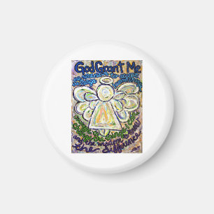 Aimant Sérénité Prière Poème Angel Douce Frigo Magne