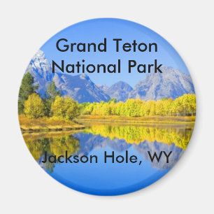 Aimant Série grande 1 de parc national de Teton