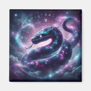 Aimant Serpent Cosmique Zodiaque Galaxie Astrologie