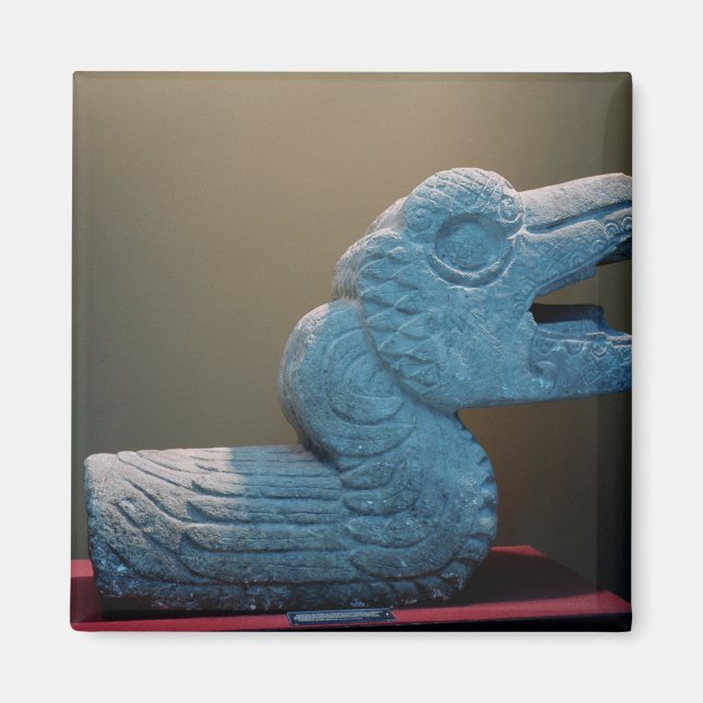 Aimant Serpent en plumée, 800-900 après JC (Devant)