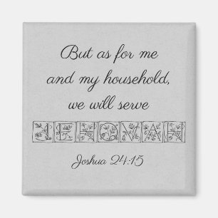 Aimant Serve l'Eternel...Écriture Aimant~Argent