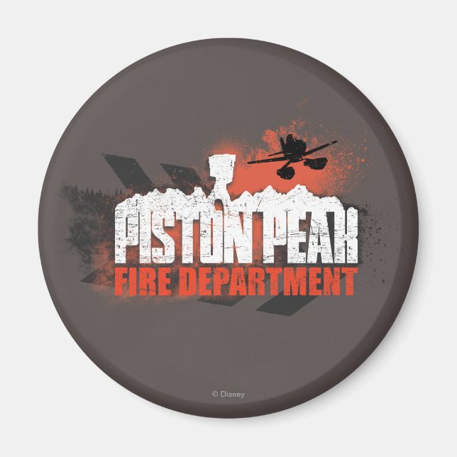 Aimant Service d'incendie de Piston Peak (Devant)