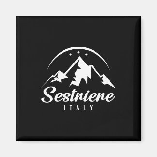 Aimant Sestriere Italie Station de ski Ski Snowboard Sou