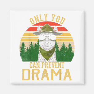 Aimant Seul Vous Pouvez Empêcher Drama Llama Camping Vin