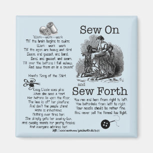 Aimant "Sew Forth !"