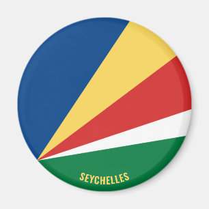 Aimant Seychelles Drapeau charmant patriotique