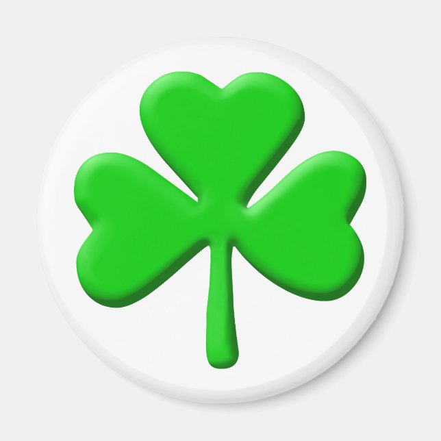 Aimant shamrock 3d (Devant)