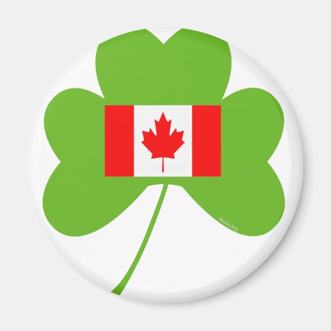 Aimant Shamrock-Canada (Devant)