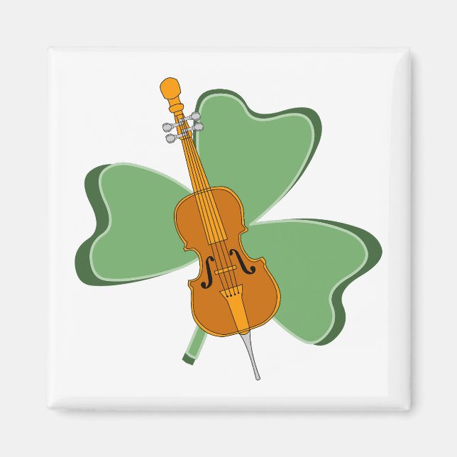 Aimant Shamrock Cello (Devant)