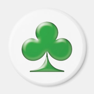 Aimant Shamrock de la fête de la Saint-Patrick sur le tr